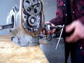 Ural piston pin installation