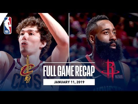 Video: Full Game Recap: Cavaliers vs Rockets | James Harden Records A 40 Point Triple-Double