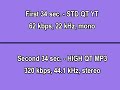 Audio Test: STD QT YT vs HIGH QT MP3