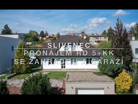 Video Pronájem rodinného domu 5+kk se zahradou a terasou v klidné lokalitě Praha 5- Slivenec