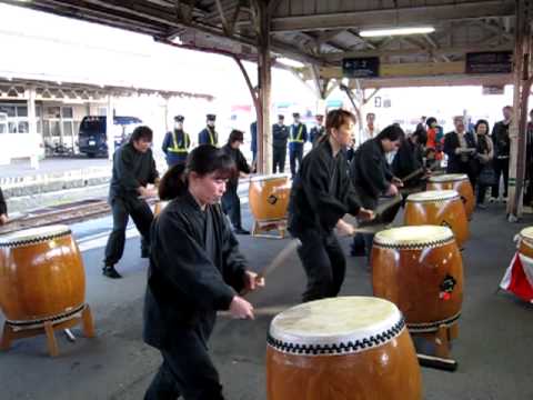 倶知安のSL太鼓