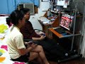 here's us playing mappy (a 1983 arcade game by namco), among other classic video games for the nintendo famicom / nes and sega genesis / mega drive, early evening on new year's eve. 