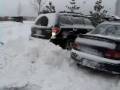 Subaru Vs. snow pile....