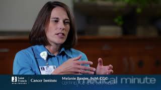 医学一分钟:遗传咨询帮助家庭Melanie Baxter, ScM, CGC