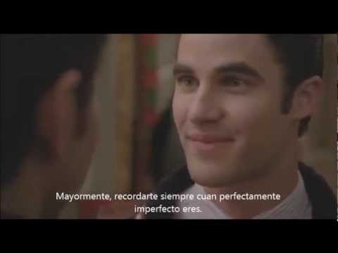 Escena eliminada de Glee 3 temporada Blaine y Kurt Subtitulado