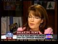 Fox News Greta Van Susteren interviews Sarah Palin Part 1