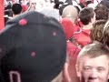 Celebration on the field in 2006 Michigan Game