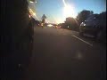 Supermoto Wheelie Through Traffic