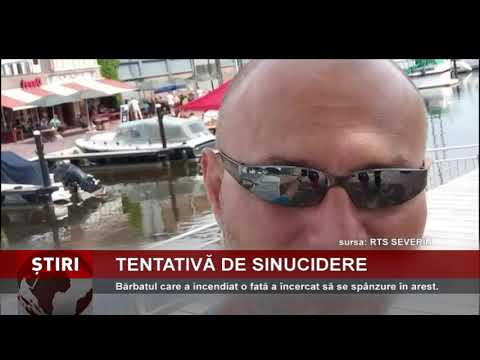 Incendiatorul fetei din Mehedinți a încercat să se sinucidă