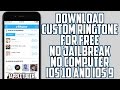 How to Download Ringtones on your iPhone Free No Computer No Jailbreak iOS 10 & 9 - 9.3.5 How to Download Ringtones on your iPhone Free No Computer No Jailbreak iOS 10 & 9 - 9.3.5