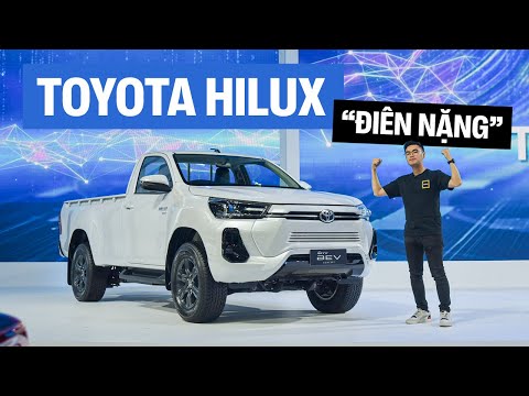 Soi nhanh Hilux điện cabin đơn: Nhiều thứ như không phải của Toyota