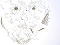 stop motion animation drawing , paint