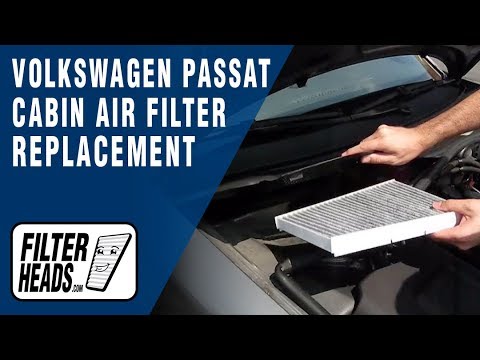 Cabin air filter replacement- Volkswagen Passat