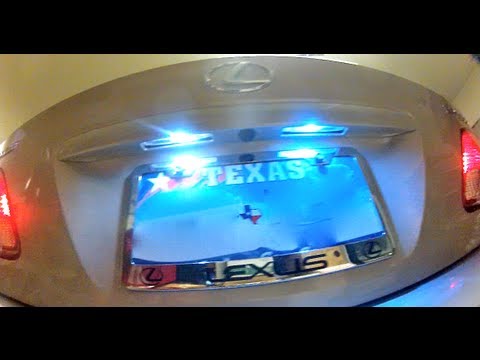 Installing Front and rear back up cameras from Ebay : Lexus