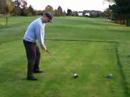 Carl at Chigwell 4th tee Nov 2007
