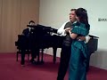la soprano: maría josé martos y el tenor: javier bovea