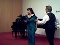 la soprano: maría josé martos y el tenor: javier bovea