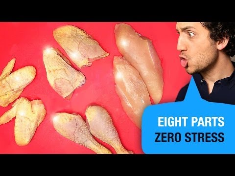 how to break down a chicken