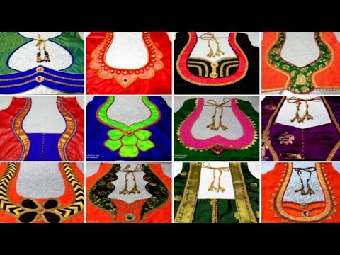 latest simple back neck blouse designs / Blouse Designs - Blouse Designs