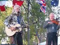 john mceuen plays with byron 
berline at the 2008 oklahoma international bluegrass festival in guthrie, ok.