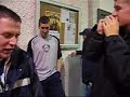 mickey gatch spitting over a buachaill d�na beatbox outside the triskel