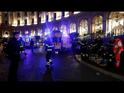 20 Verletzte Fussballfans: Rolltreppenunglück in Rom