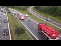 Fredericia Brandvæsen til trafikuheld Motorvejen E45