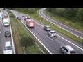 Fredericia Brandvæsen til trafikuheld Motorvejen E45