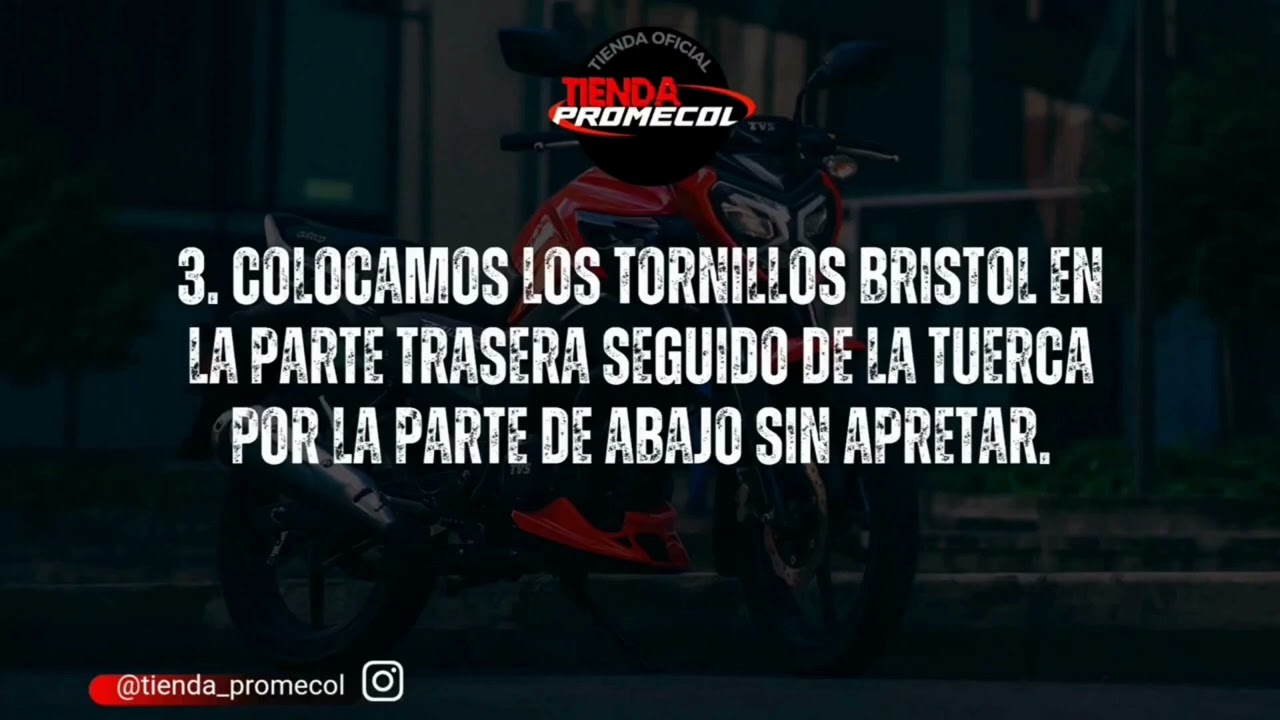 Como instalar correctamente parrilla para moto TVS RAIDER