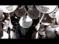 hello everyone, this is another new song (a demo song) from my solo work. this is just finished, i actually wrote the guitars a few days ago and thought to do a drum video so you can see my new studio in sountrap studio's drum booths in athens. the room is fantastic and the kit is my new handmade pearl masterworks....this kit is the one and only piece worldwide which i designed from the top, everything is completely custom and as you will notice it sounds amazing...!even in this 