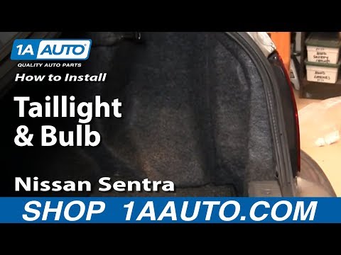 How To Install Replace Taillight and Bulb Nissan Sentra 02-06 1AAuto.com