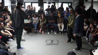 Timo & Jing vs Crazy Beans & Prince – JUSTE DEBOUT PARIS 2016 POPPING 1/16 FINALES