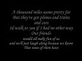 Hey there Delilah with lyrics