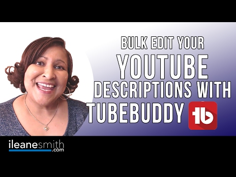 Watch 'How You Can Edit YouTube Video Descriptions in Bulk with TubeBuddy'