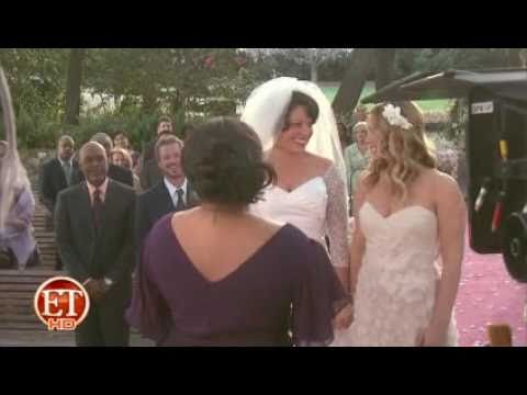 Callie & Arizona (Grey’s Anatomy) – White Wedding – Behind the Scenes (ET Online)