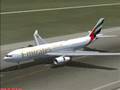 A330-200 Emirates landing at Malpensa