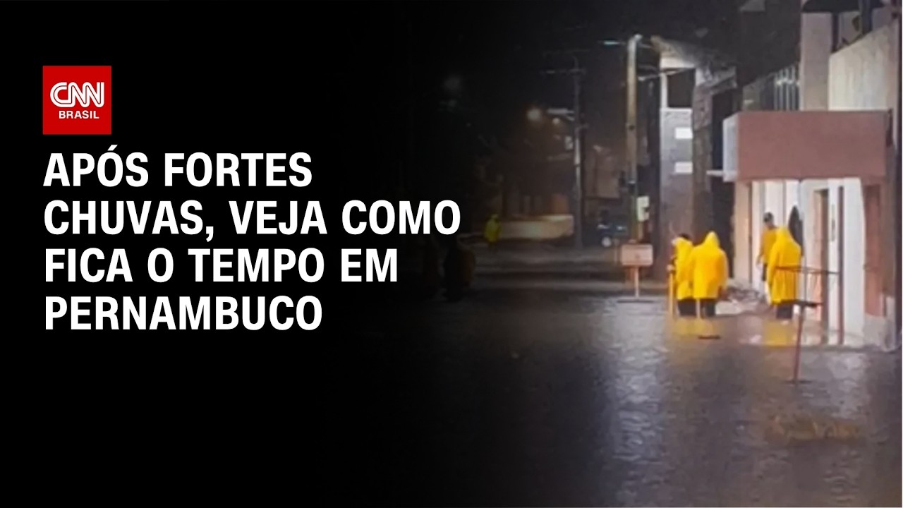 Meteorologista repercute efeitos das chuvas no Recife | AGORA CNN