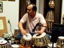Tabla Maestro Debu Nayak at practice Tabla Maestro Debu Nayak at practice