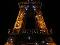 Eiffel Tower lit