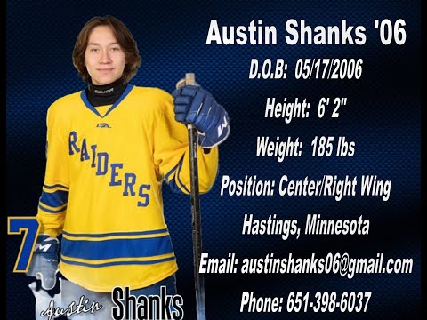 Austin Shanks 06 Hockey 2022 2023 Hastings High School Highlights