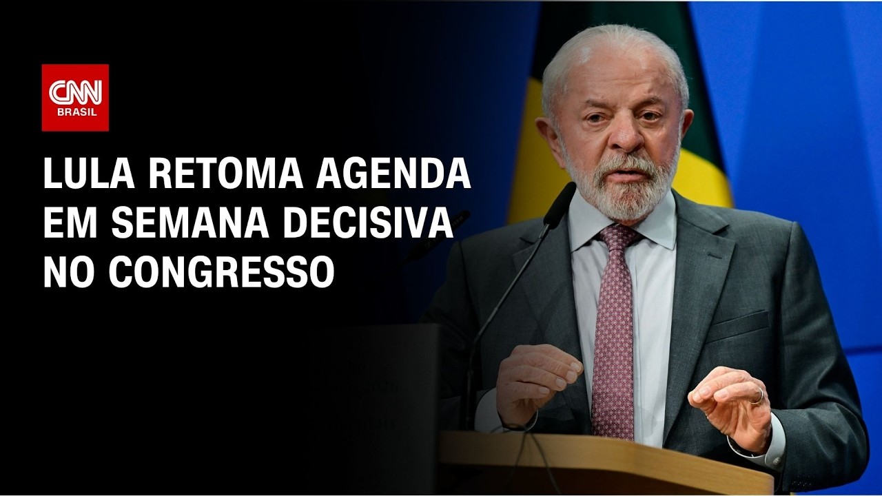 Após alta médica, Lula retoma agenda em semana decisiva no Congresso | CNN 360º