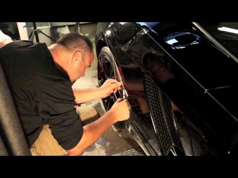 Paint Protection Film on Lamborghini Gallardo Nera install by Monster Coatings