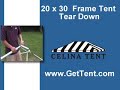 20 x 30 Frame Tent Assembly 20 x 30 Frame Tent Assembly