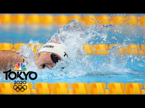 Katie Ledecky makes her Tokyo debut with win in 400m free heat | Tokyo Olympics | NBC Sports