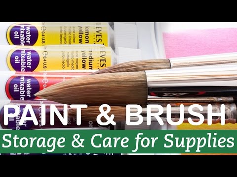 how to store a paint