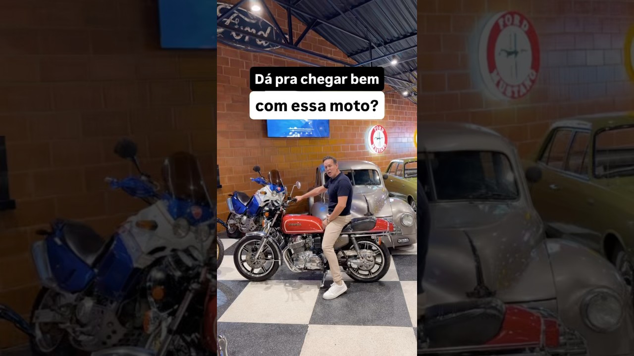 Dá pra chegar bem com essa moto?