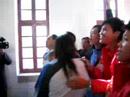 Singing \"East Is Red\" Singing \"East Is Red\"