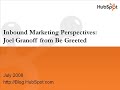 Webinar / Webcast Marketing Tips with Joel Granoff