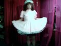 Pink patent sissy dress