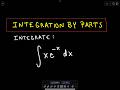 Integration by Parts